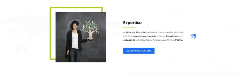 Diversity Financial - Portfolio About