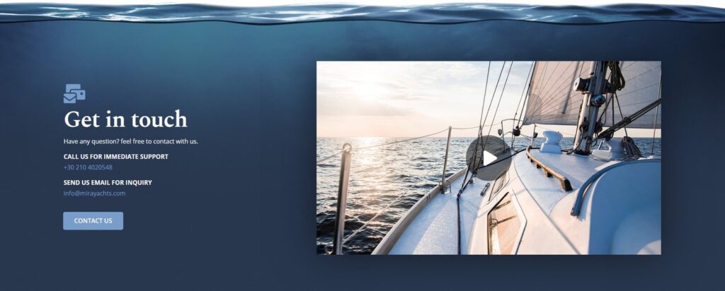 Mira Yachts - Portfolio Contacts
