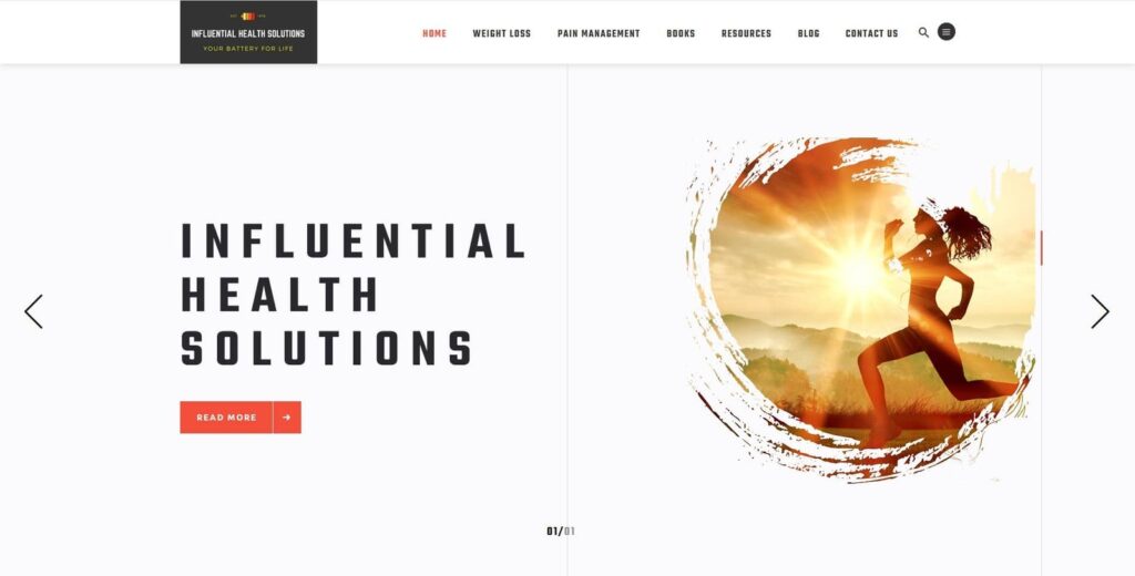 Influential Health Solutions - Portfolio Main