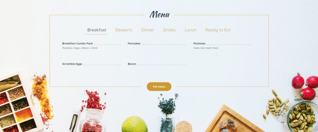 La Joe Bla LLC - Portfolio Menu