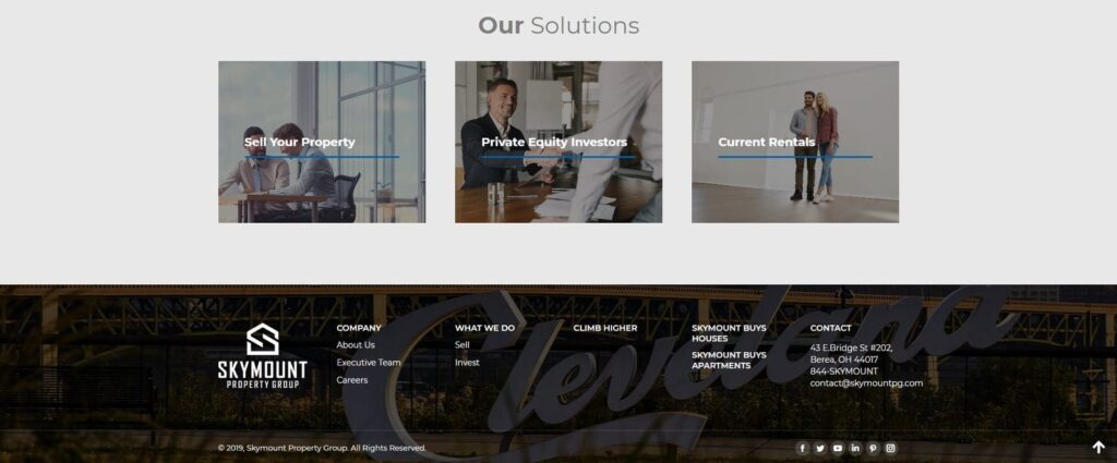 Skymount - Footer