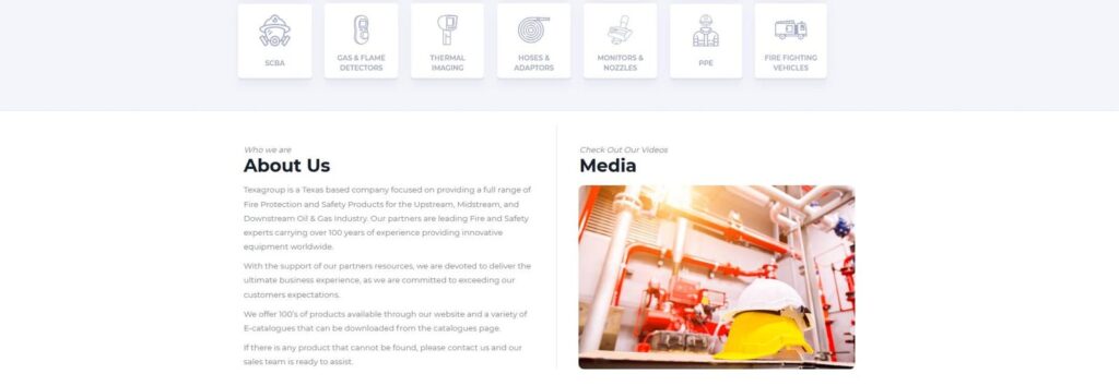 Texa Group - Portfolio About