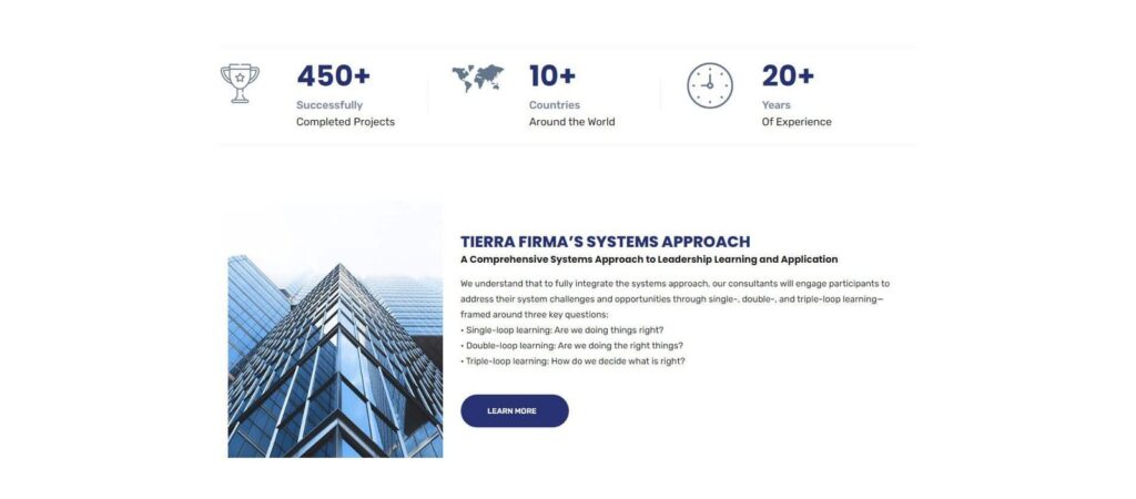 Tierra Firma Consulting - About